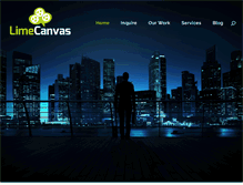 Tablet Screenshot of limecanvas.com